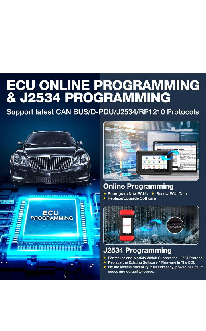 LAUNCH X431 PAD V Elite ECU Online Programming & Coding Scan Tool