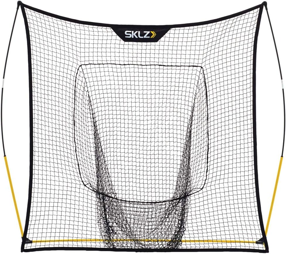 8x8 Foot SKLZ Quickster Portable Baseball Hitting Net for Baseball and Softball