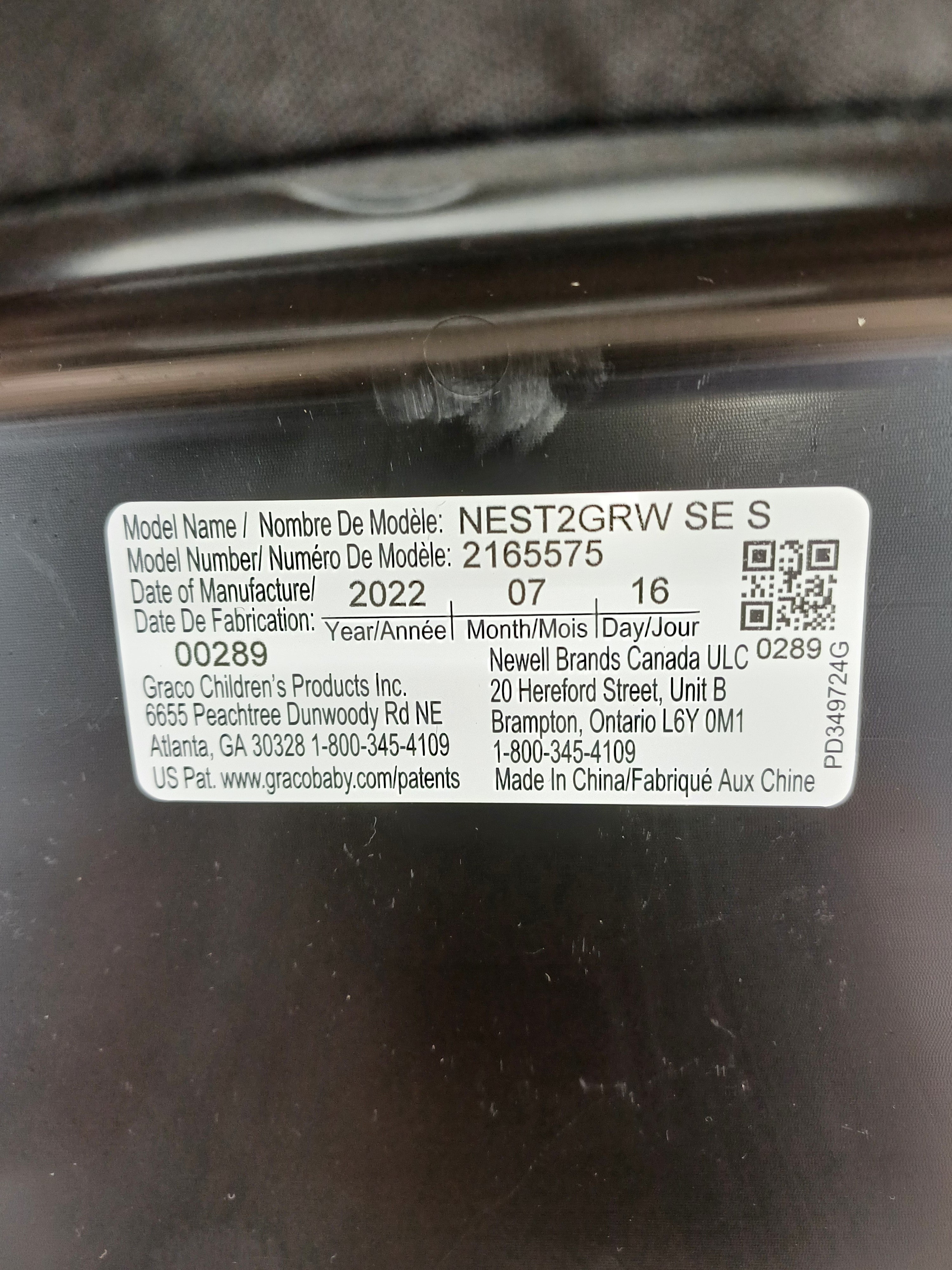 Graco Modes Nest2Grow Stroller 2nd Seat - Maison