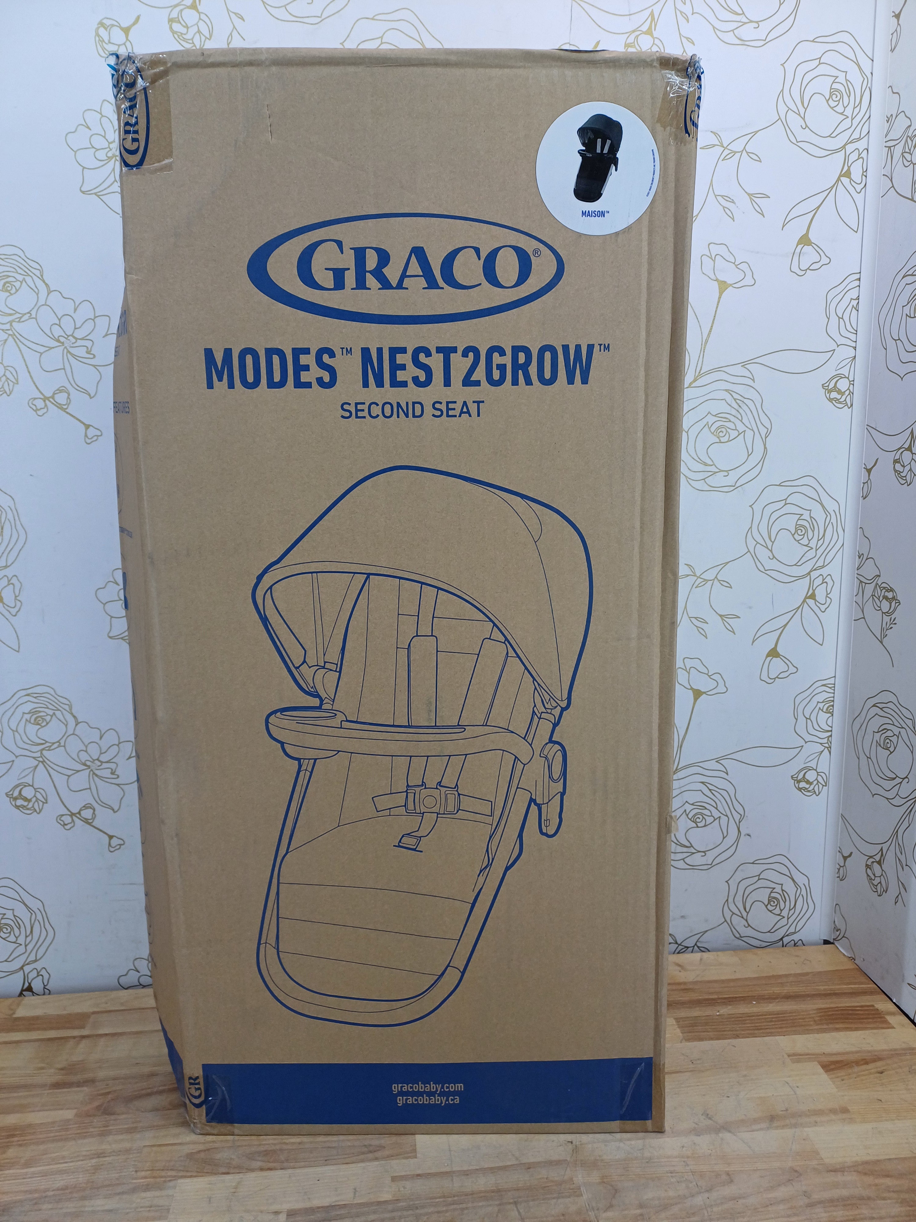 Graco Modes Nest2Grow Stroller 2nd Seat - Maison