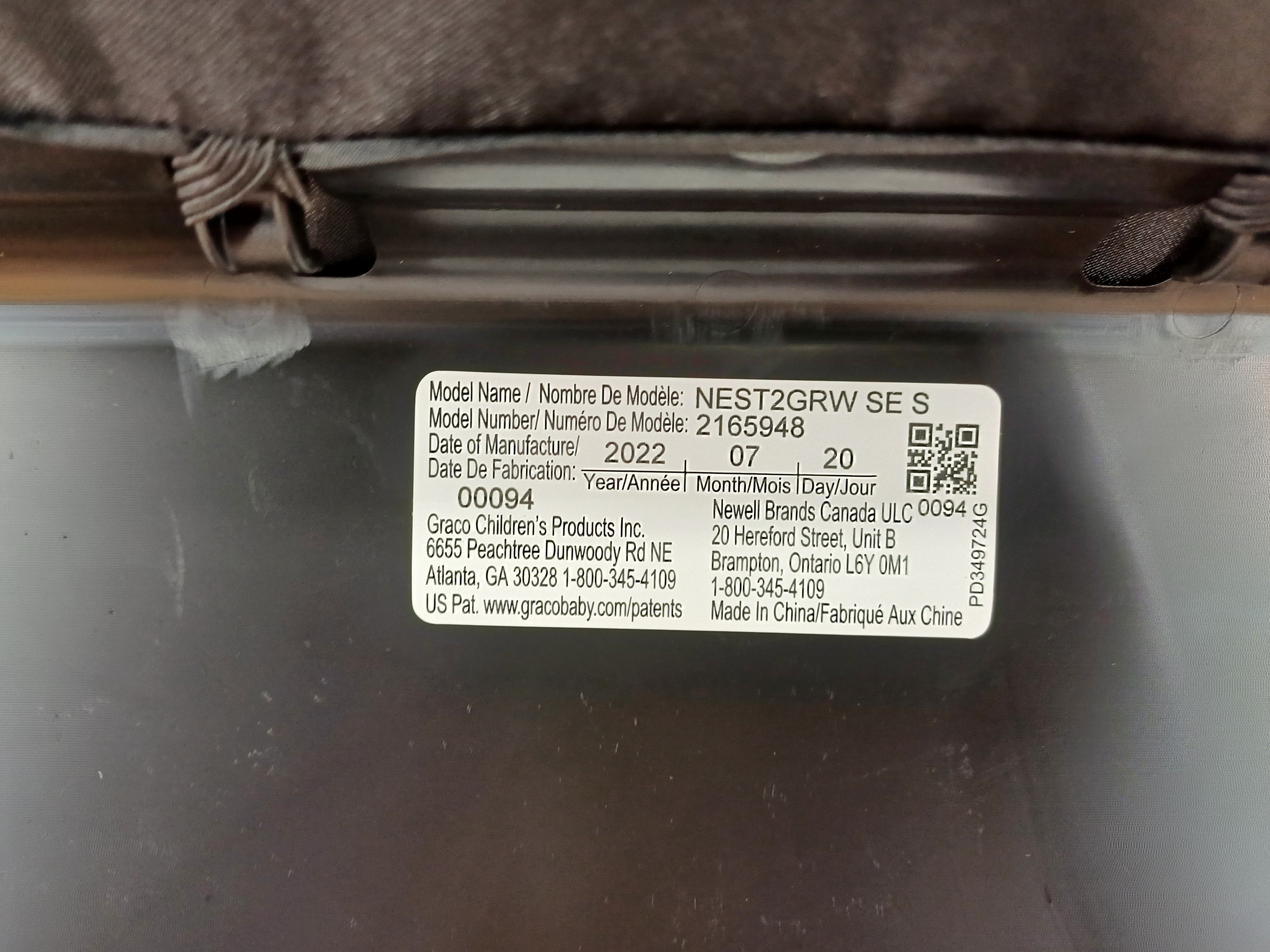 Graco Modes Nest2Grow Stroller 2nd Seat - Riordan