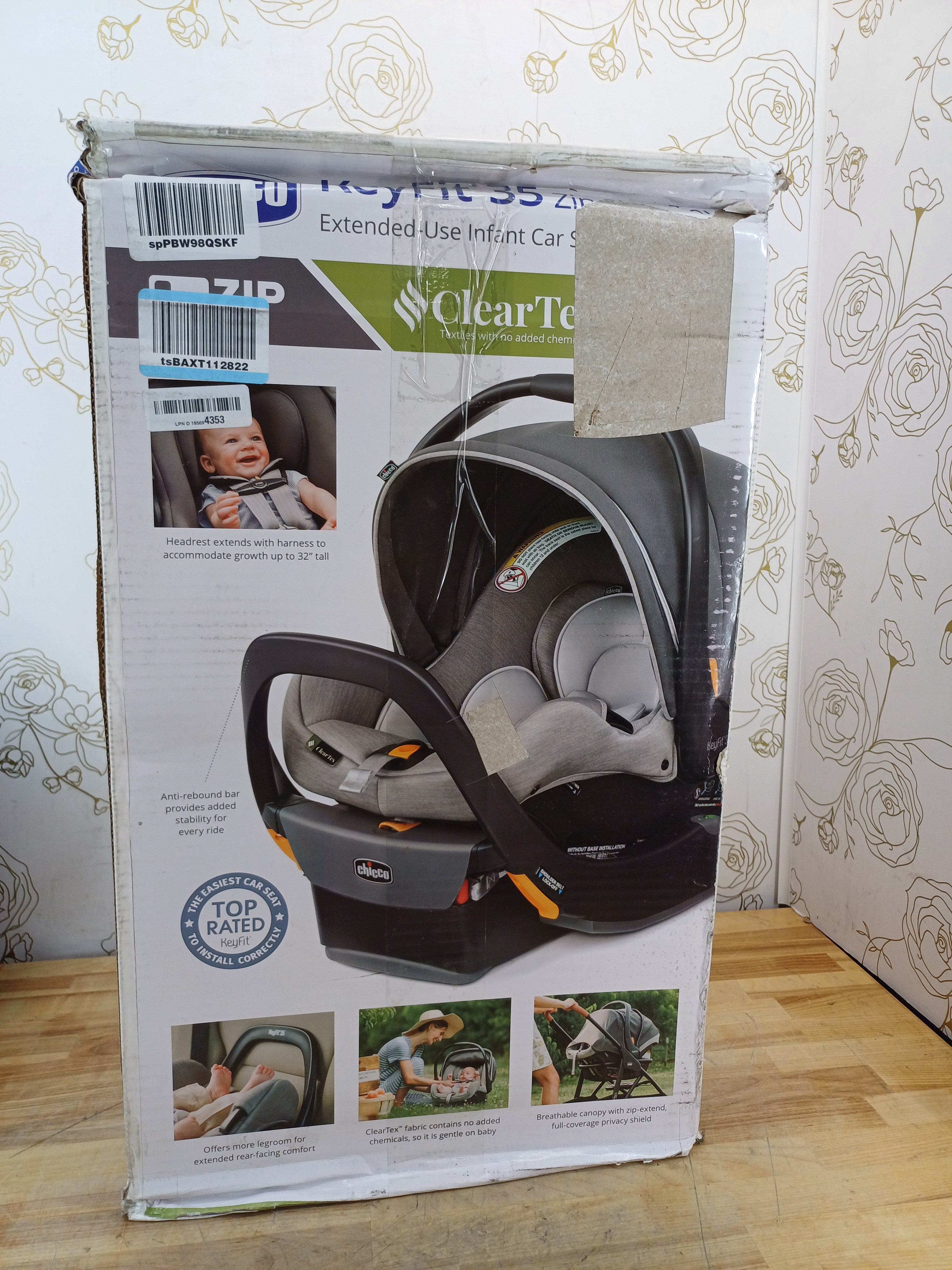 Chicco KeyFit 35 Zip ClearTex Infant Car Seat
