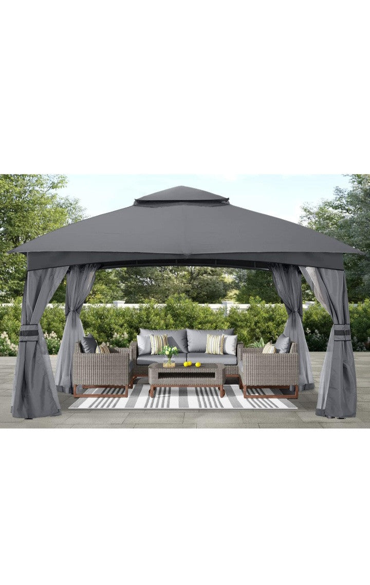 10x12 Outdoor Gazebo - Patio Gazebo with Netting