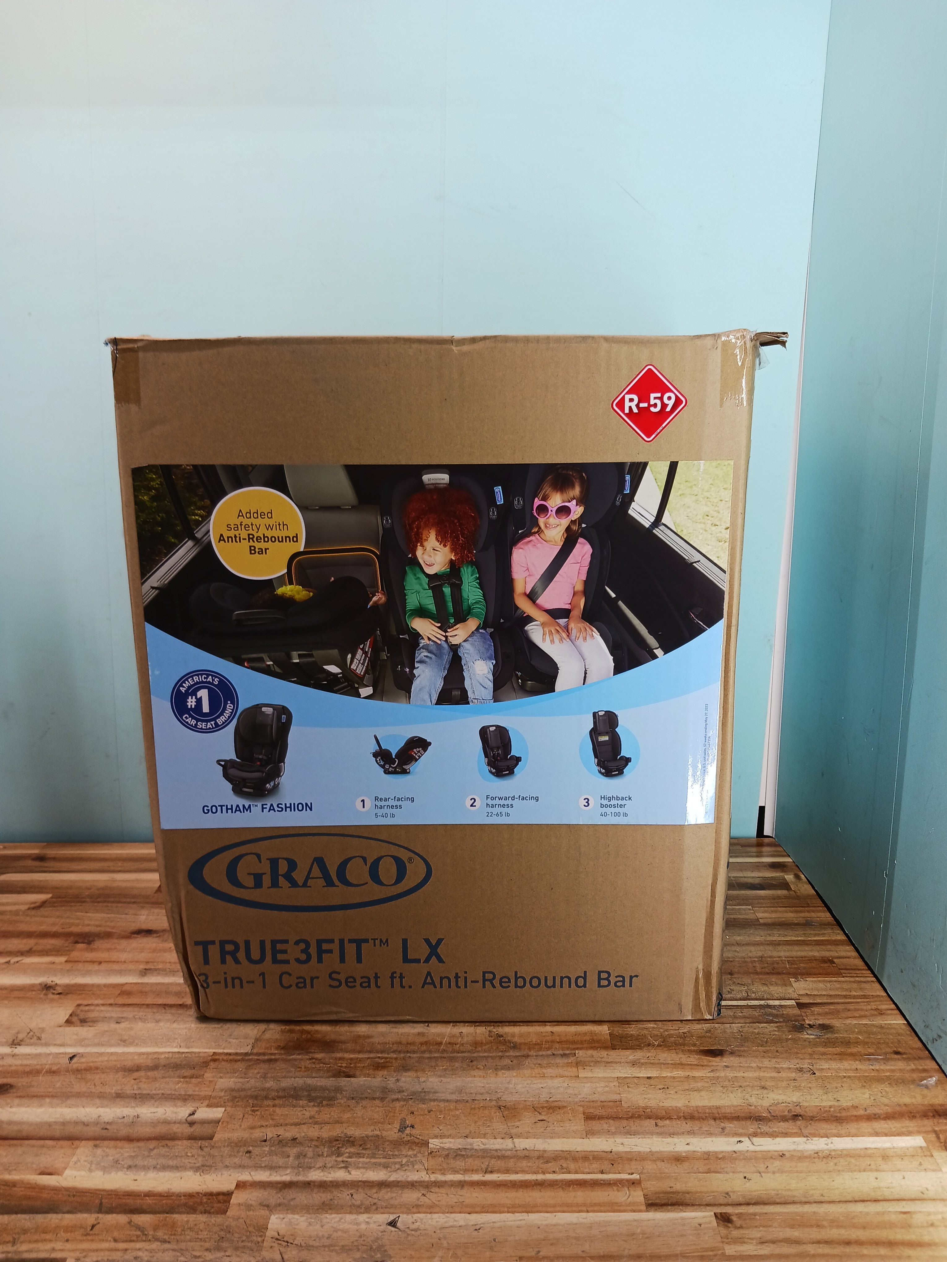 True3Fit™ LX 3-in-1 Car Seat ft. Anti-Rebound Bar