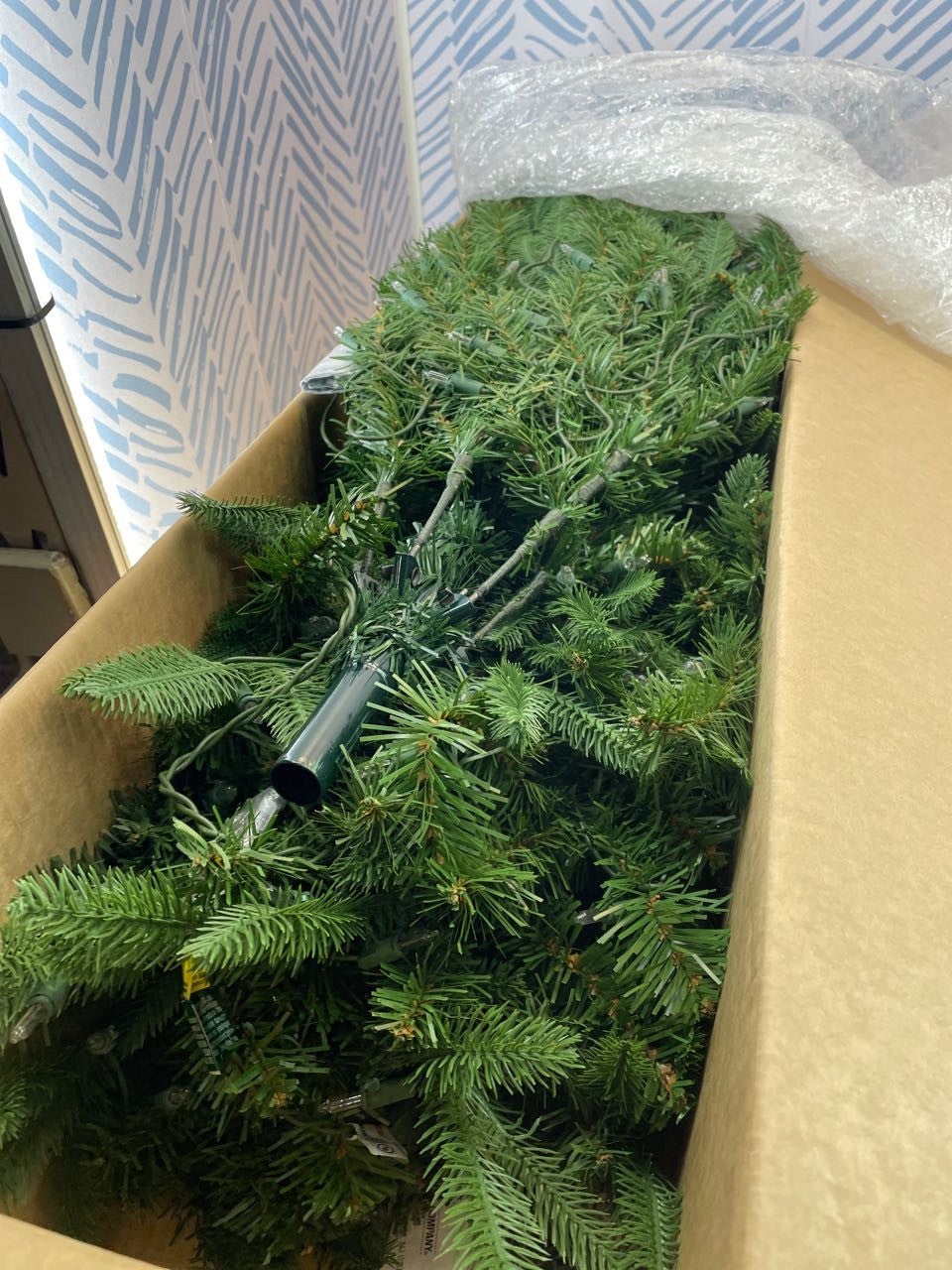 National Tree Company 7-Ft Feel-Real Pacific Mixed