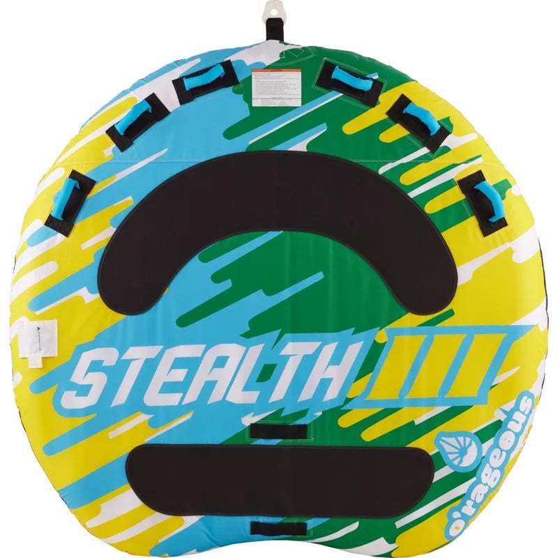 O'Rageous Stealth III 2.0 3-Person Towable Blue/Yellow