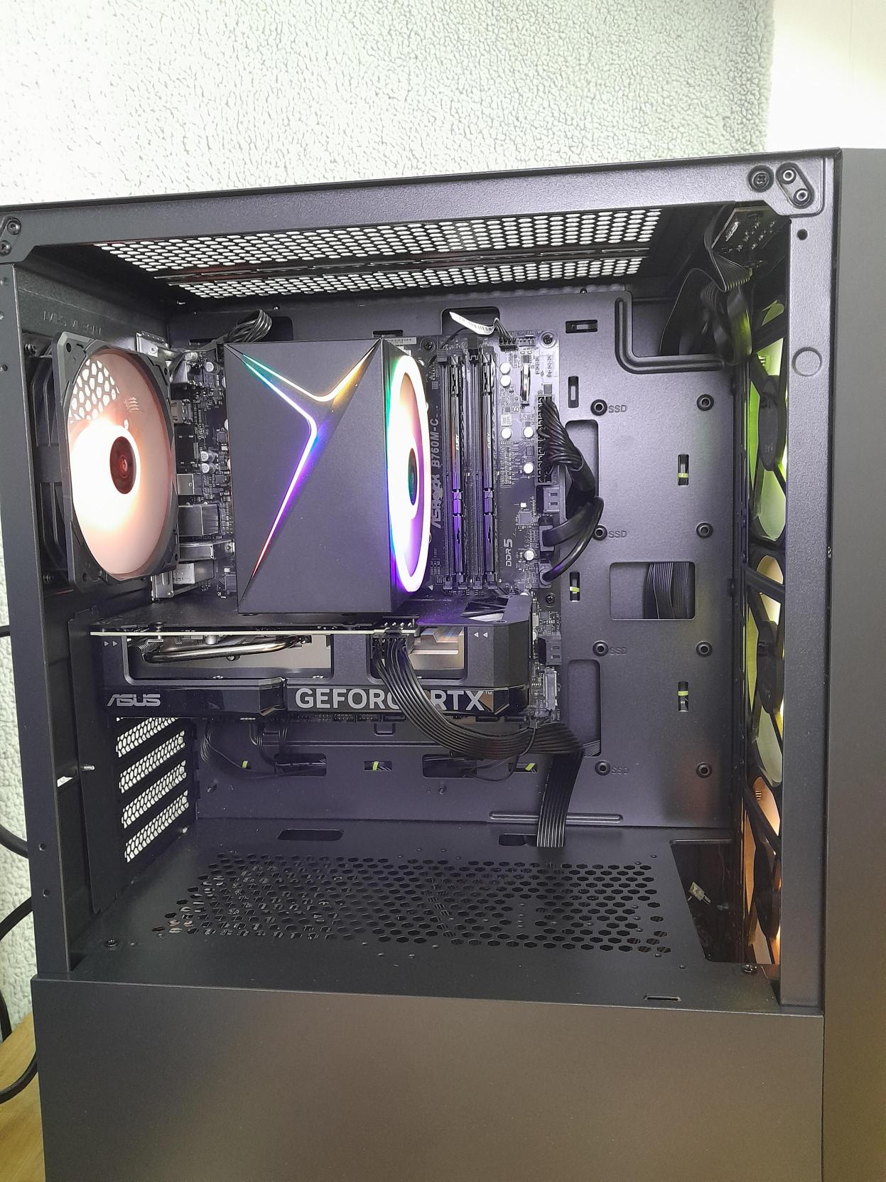 Skytech Shadow Gaming PC Intel i5 14400F 2.5 GHz