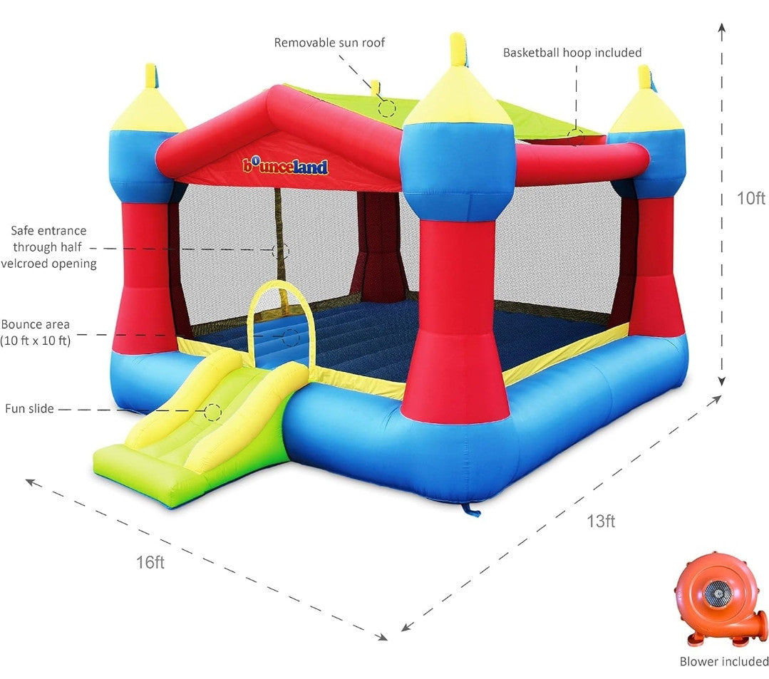 Bounceland Inflatable Party Castle Bounce House