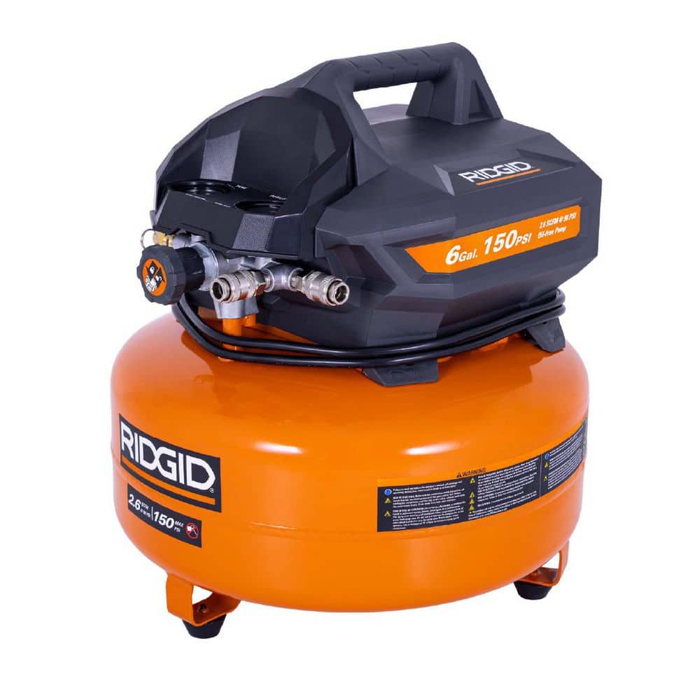 RIDGID 6 Gal. 150 PSI Portable Electric Oil-Free