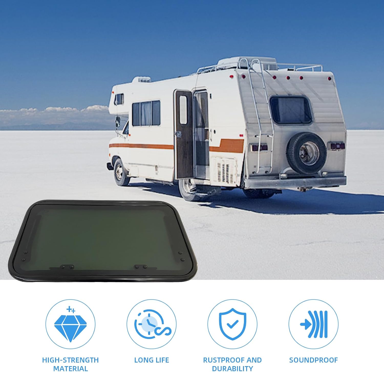 RV Exit Windows 28"W x 16"H RV Push Out Window