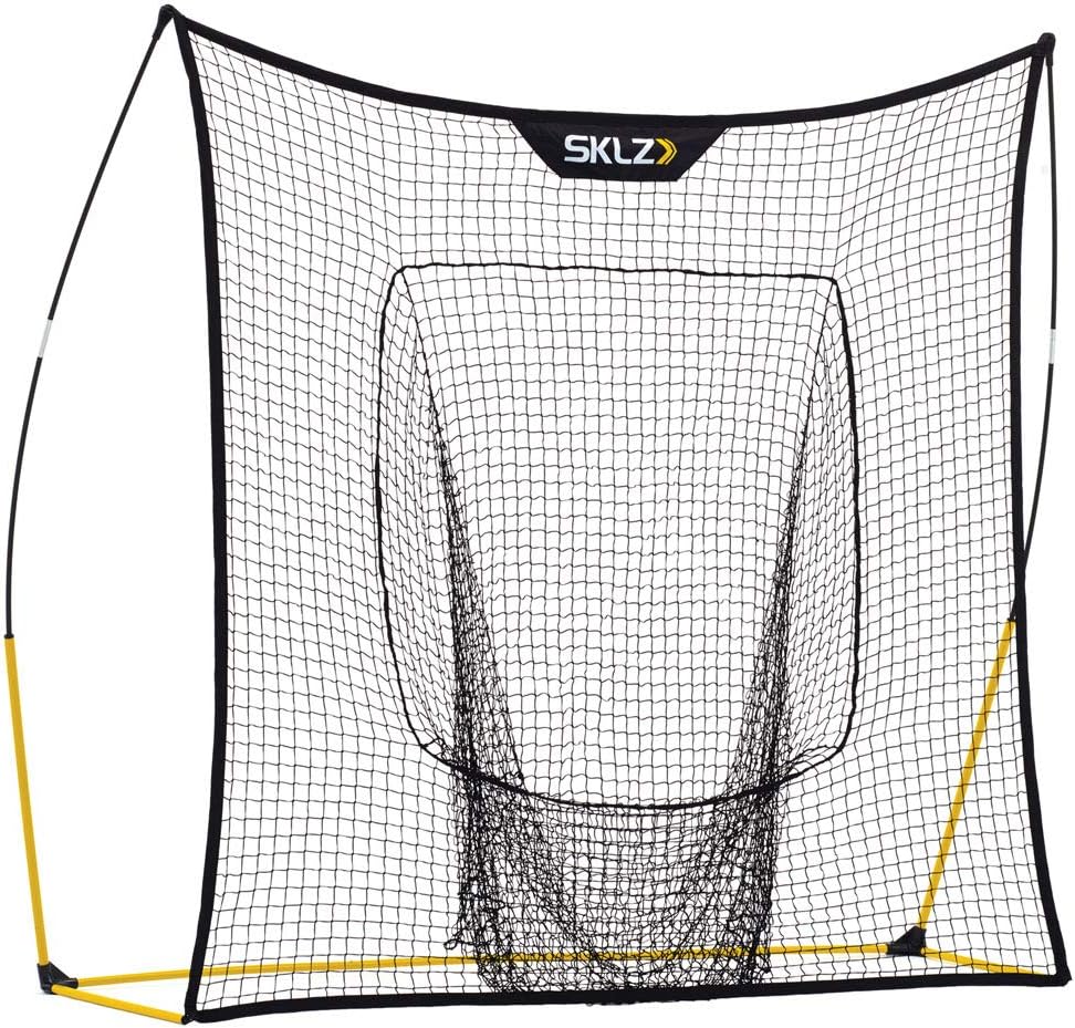 8x8 Foot SKLZ Quickster Portable Baseball Hitting Net for Baseball and Softball