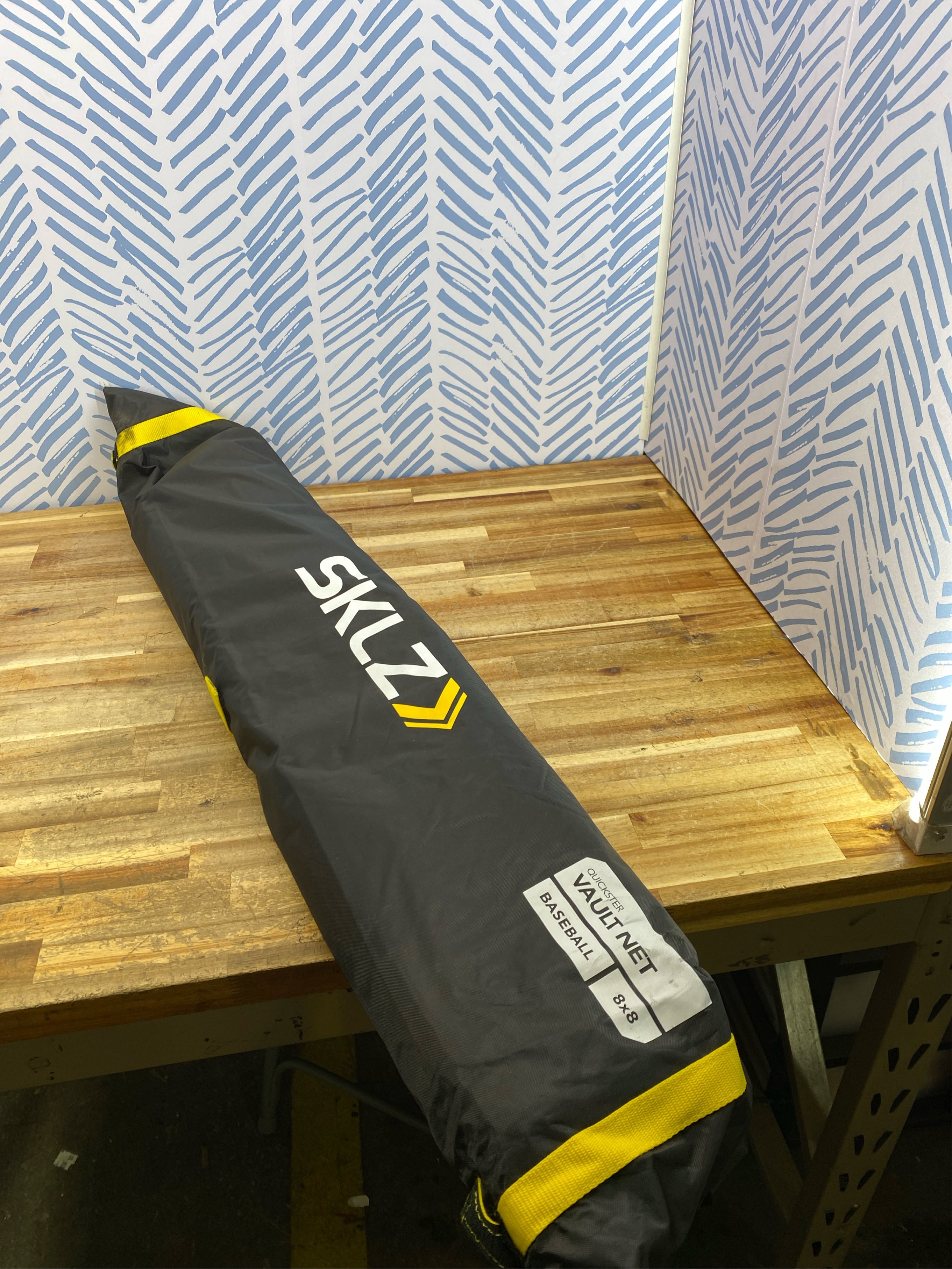8x8 Foot SKLZ Quickster Portable Baseball Hitting Net for Baseball and Softball