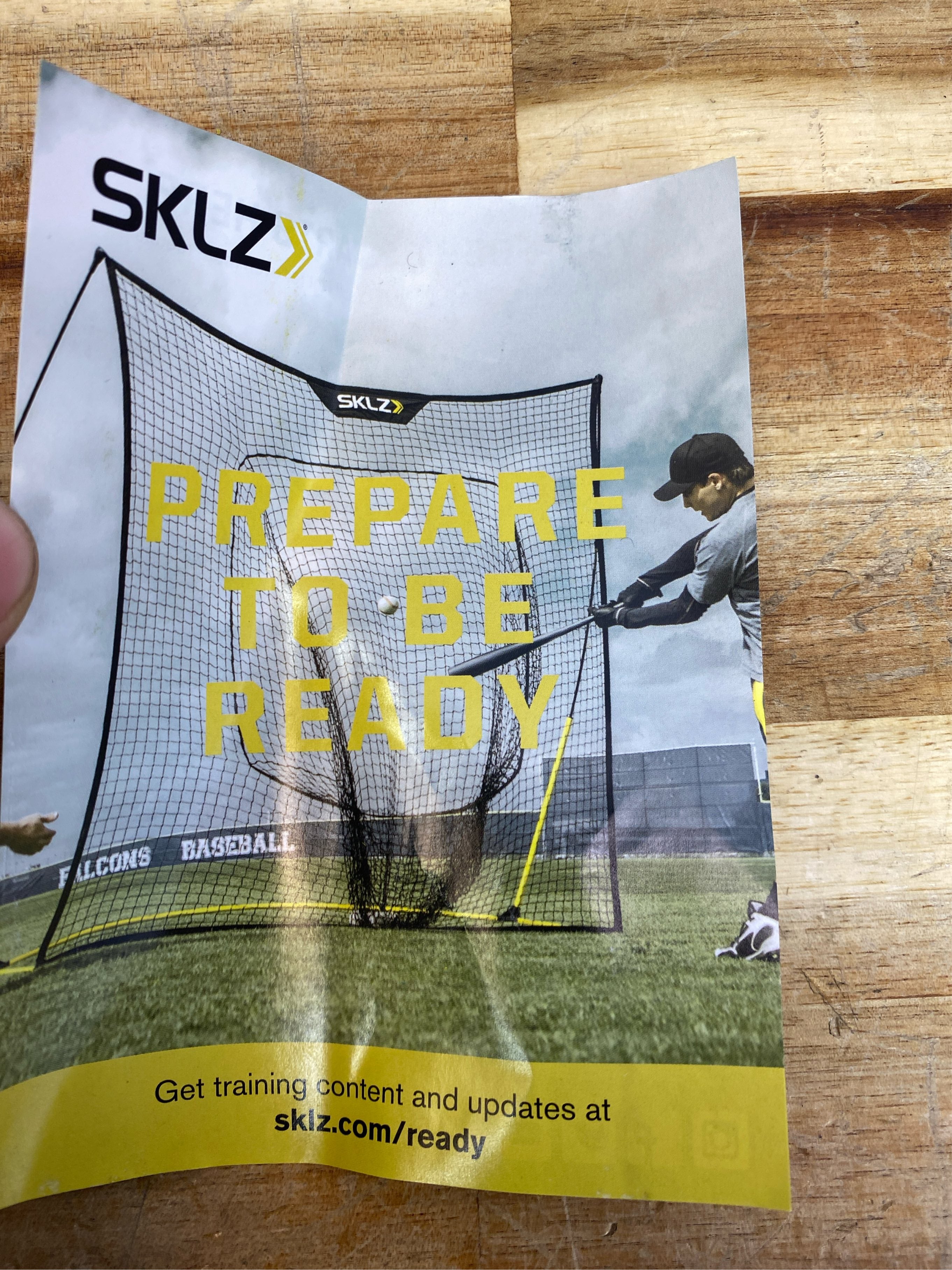8x8 Foot SKLZ Quickster Portable Baseball Hitting Net for Baseball and Softball