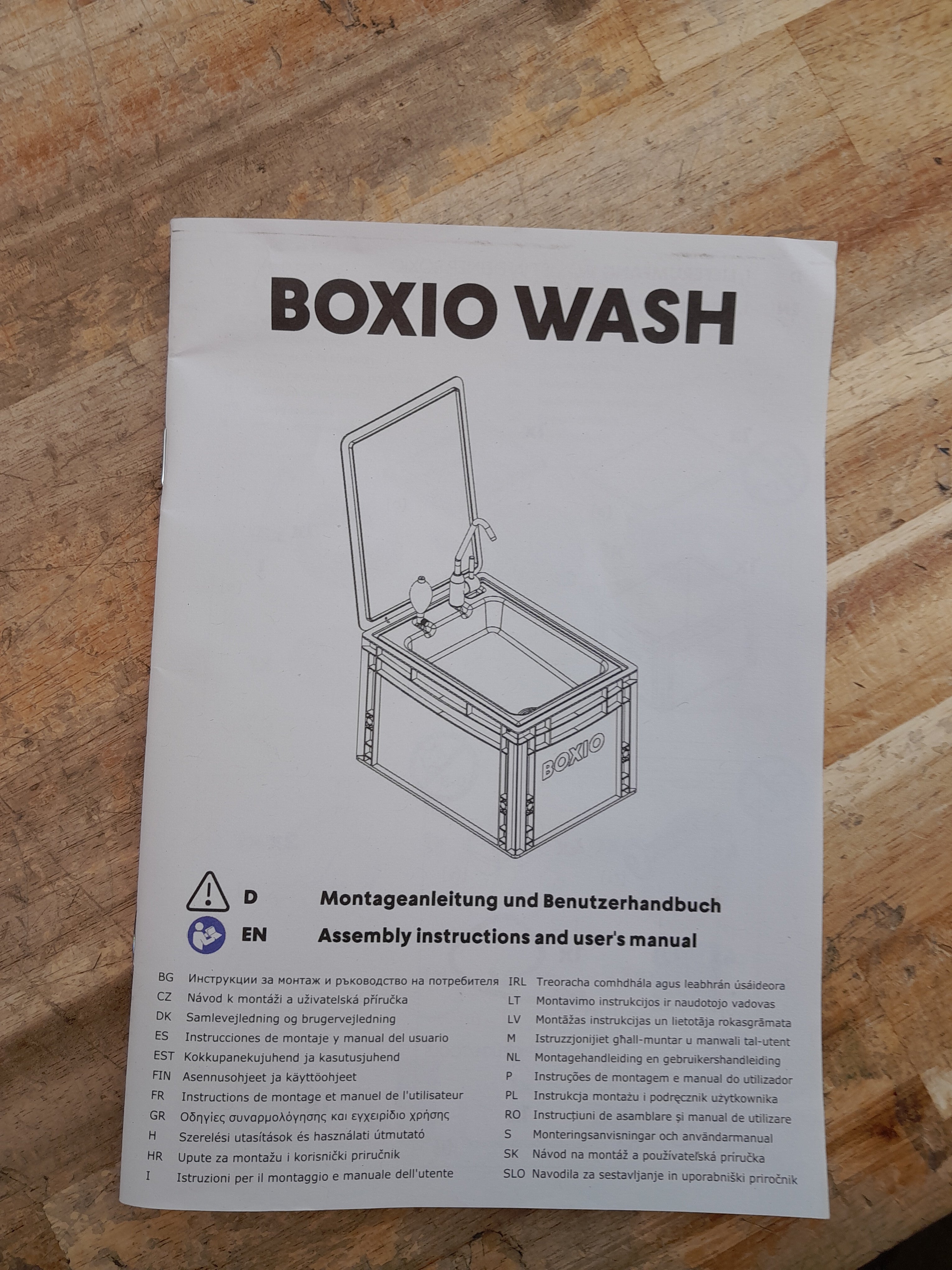BOXIO - Sanitary Edition Mobile Camping Bathroom