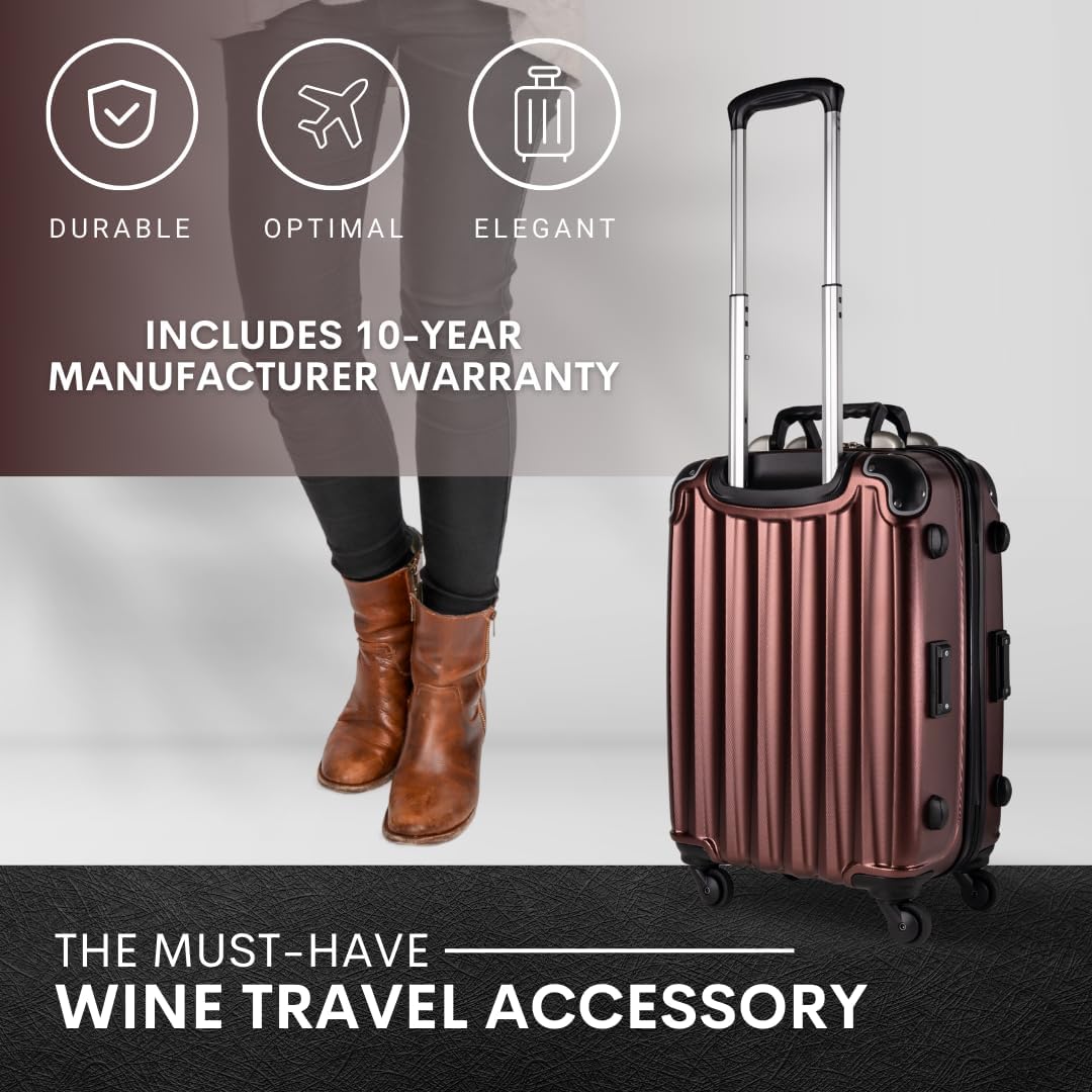 VinGardeValise The Original Wine Suitcase 5-Bottle