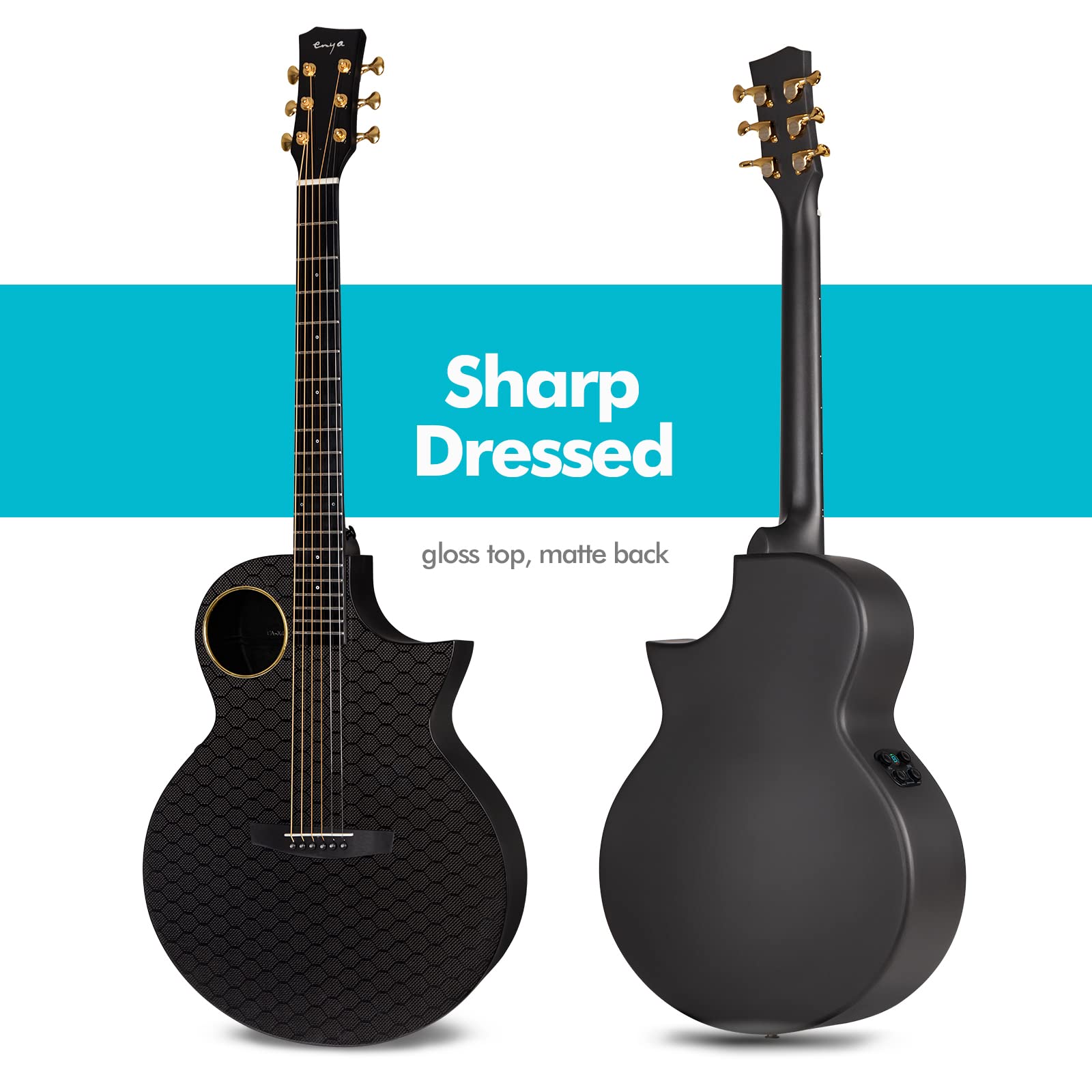Enya Acoustic Electric Guitar Carbon Fiber X4 PRO