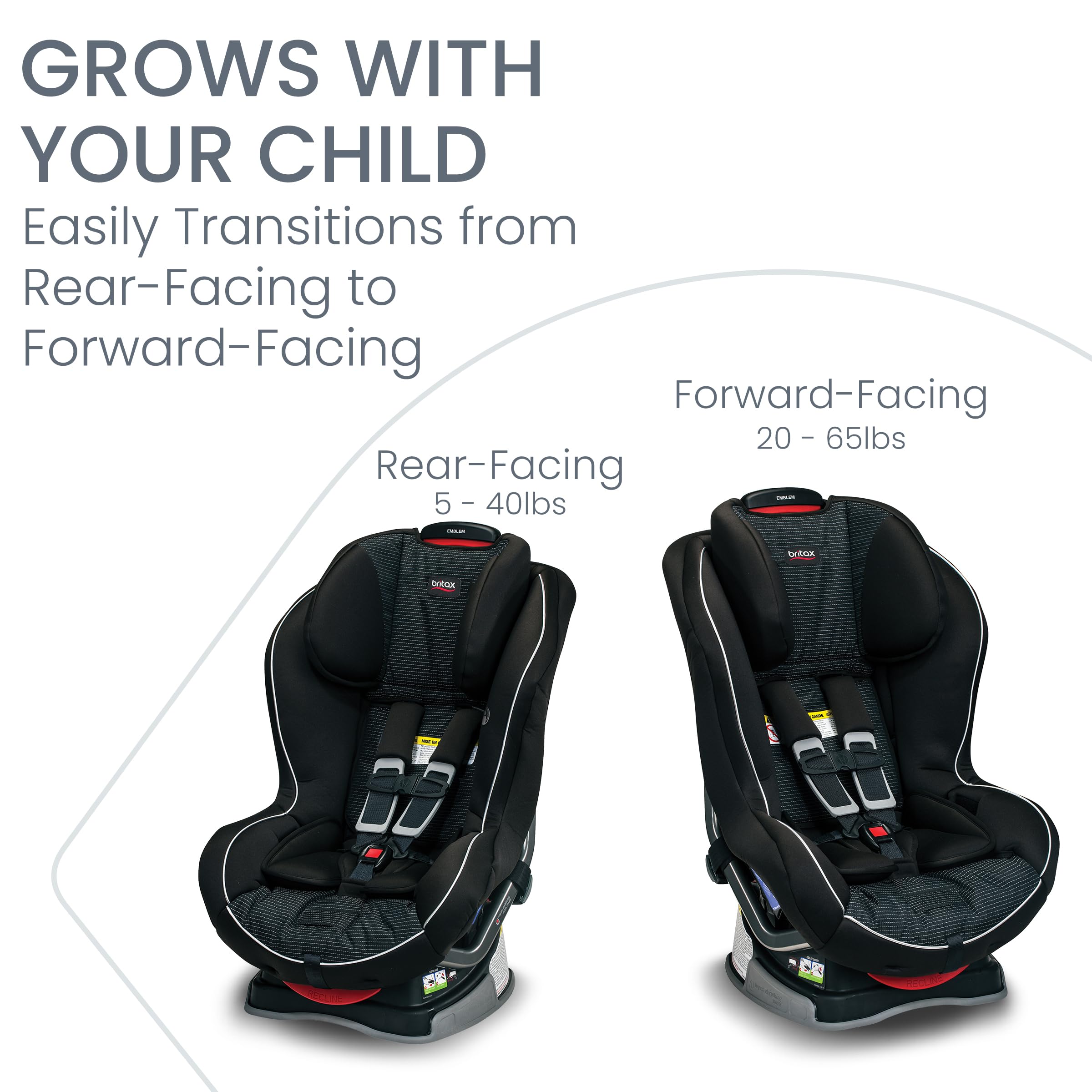 Britax Emblem 3 Stage Convertible Car Seat Dash