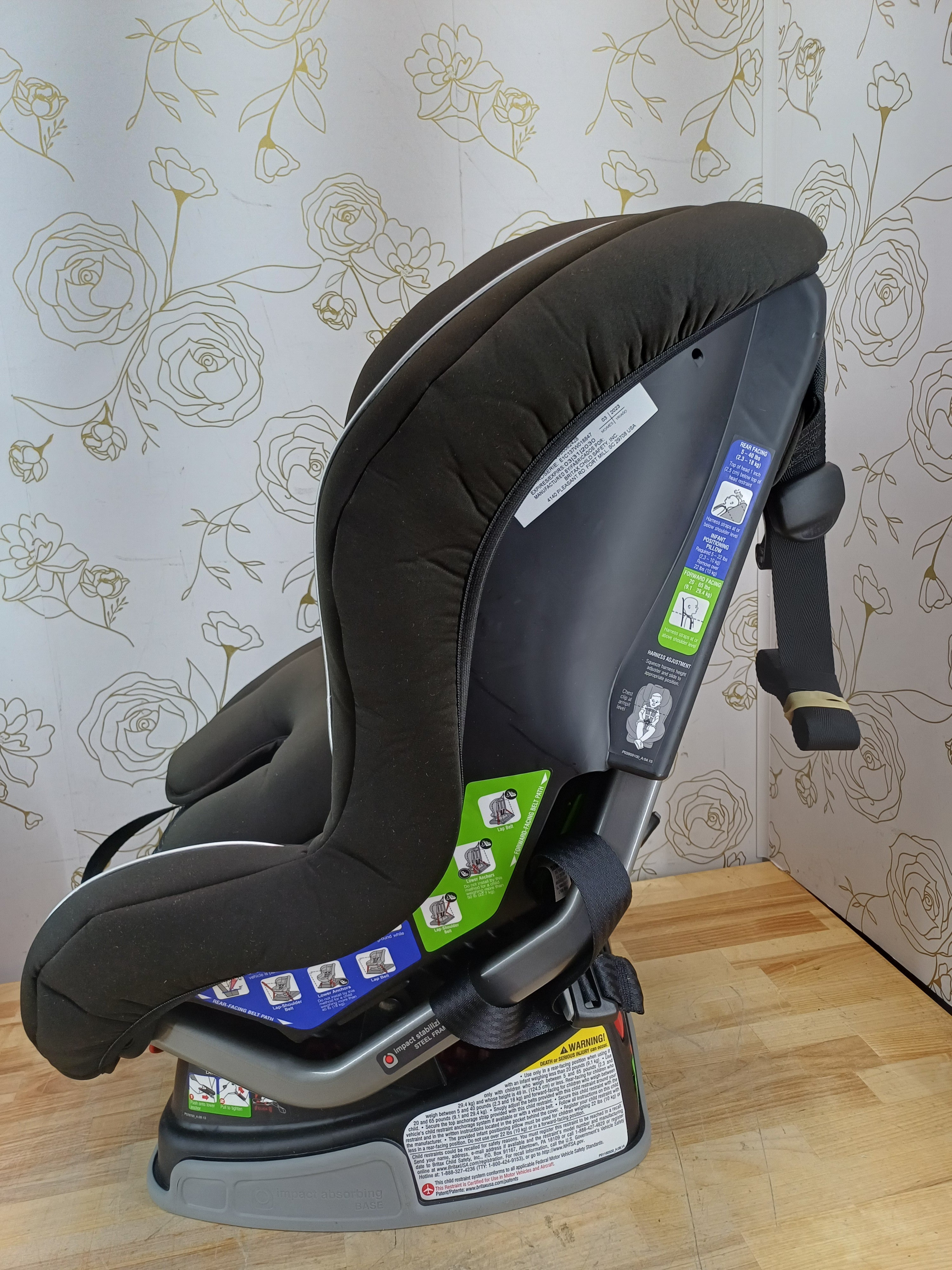 Britax Emblem 3 Stage Convertible Car Seat Dash