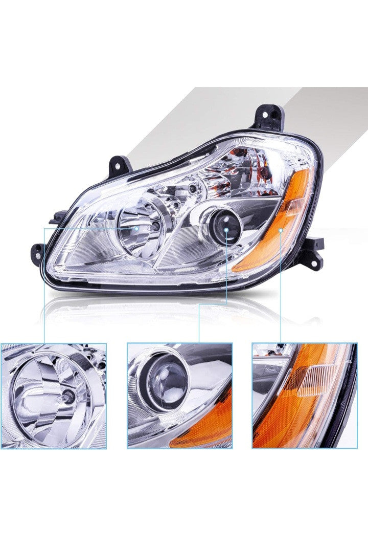 Gastokyle Kenworth T680 Headlights Headlamps (Left & Right)