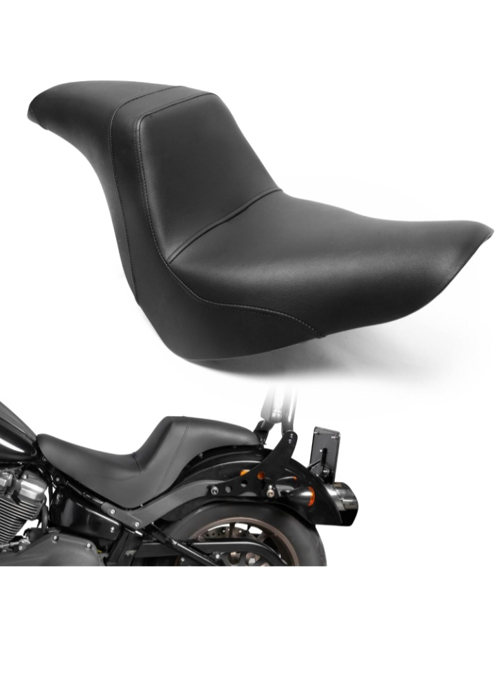 Motorcycle Driver Passenger Seat Two-up Leather