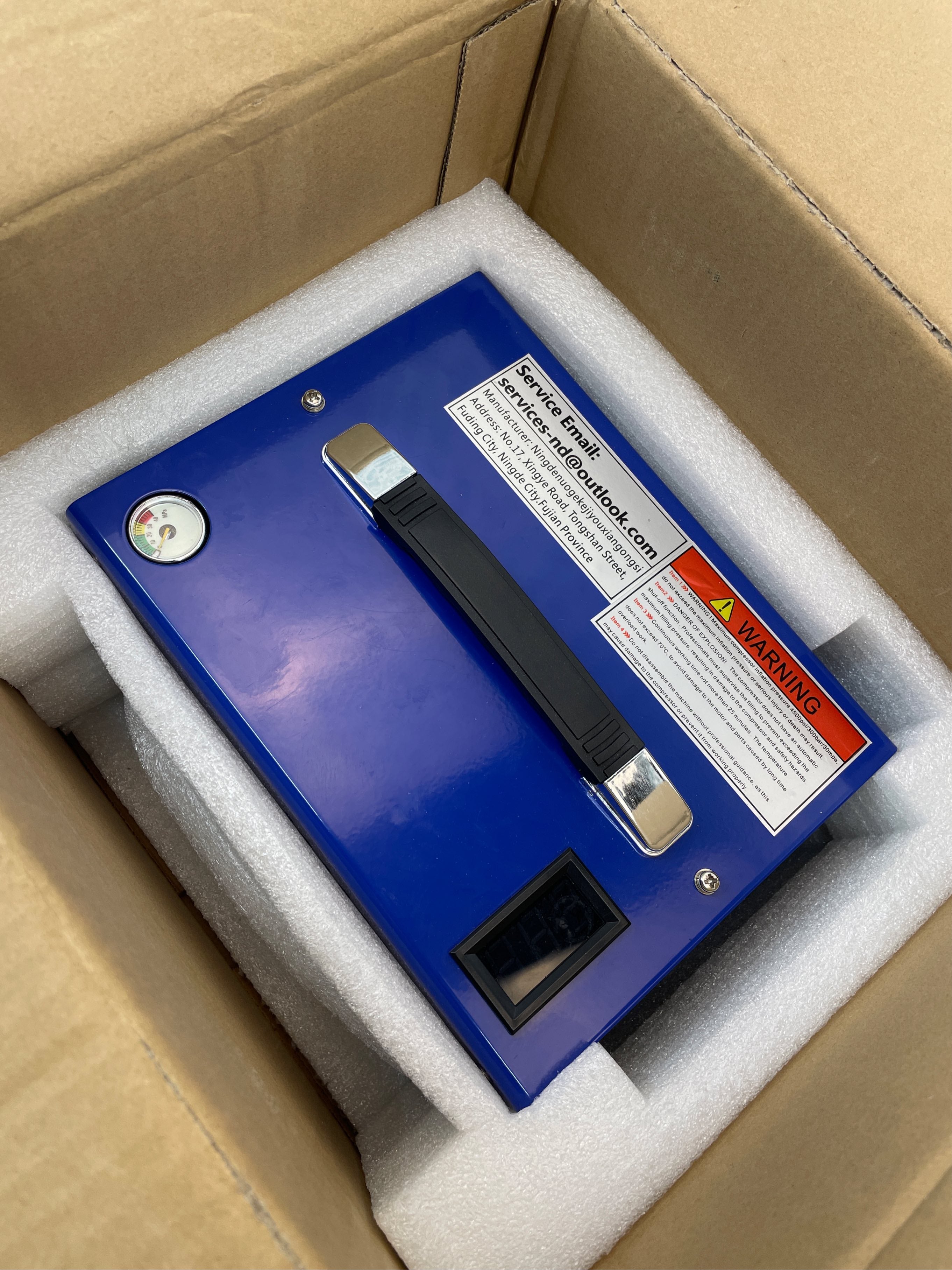 8.3*6.7*4.6 PCP Air Compressor 4500Psi/30Mpa
