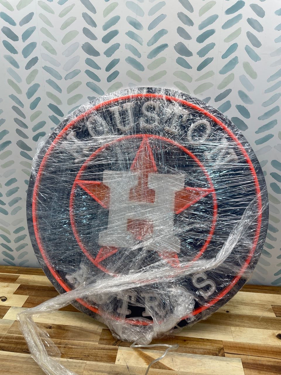 24"x24" Houston Sports Team Neon Sign Light Lamp