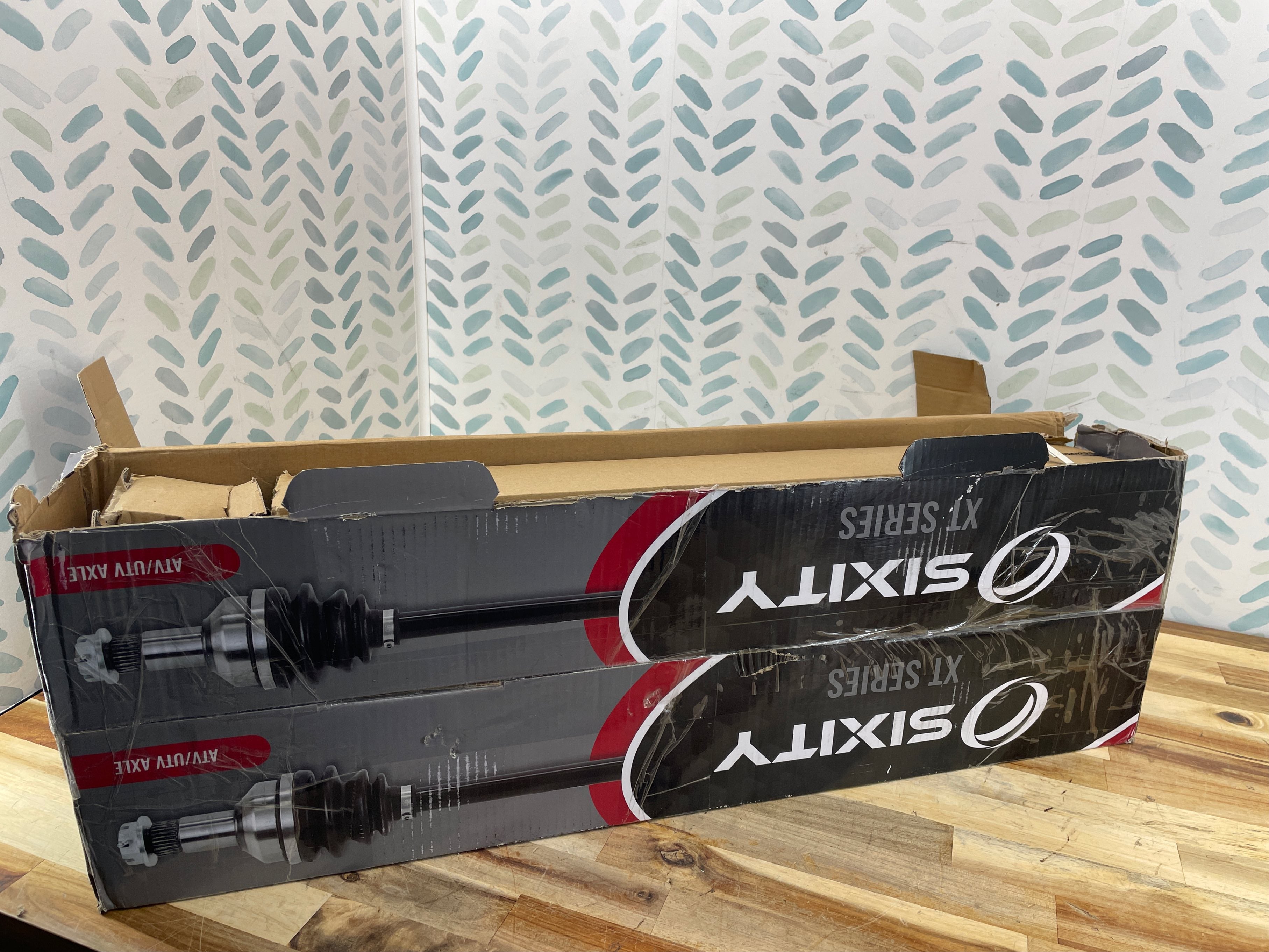 A-Premium Pair 2 Front CV Axle Shaft Assembly