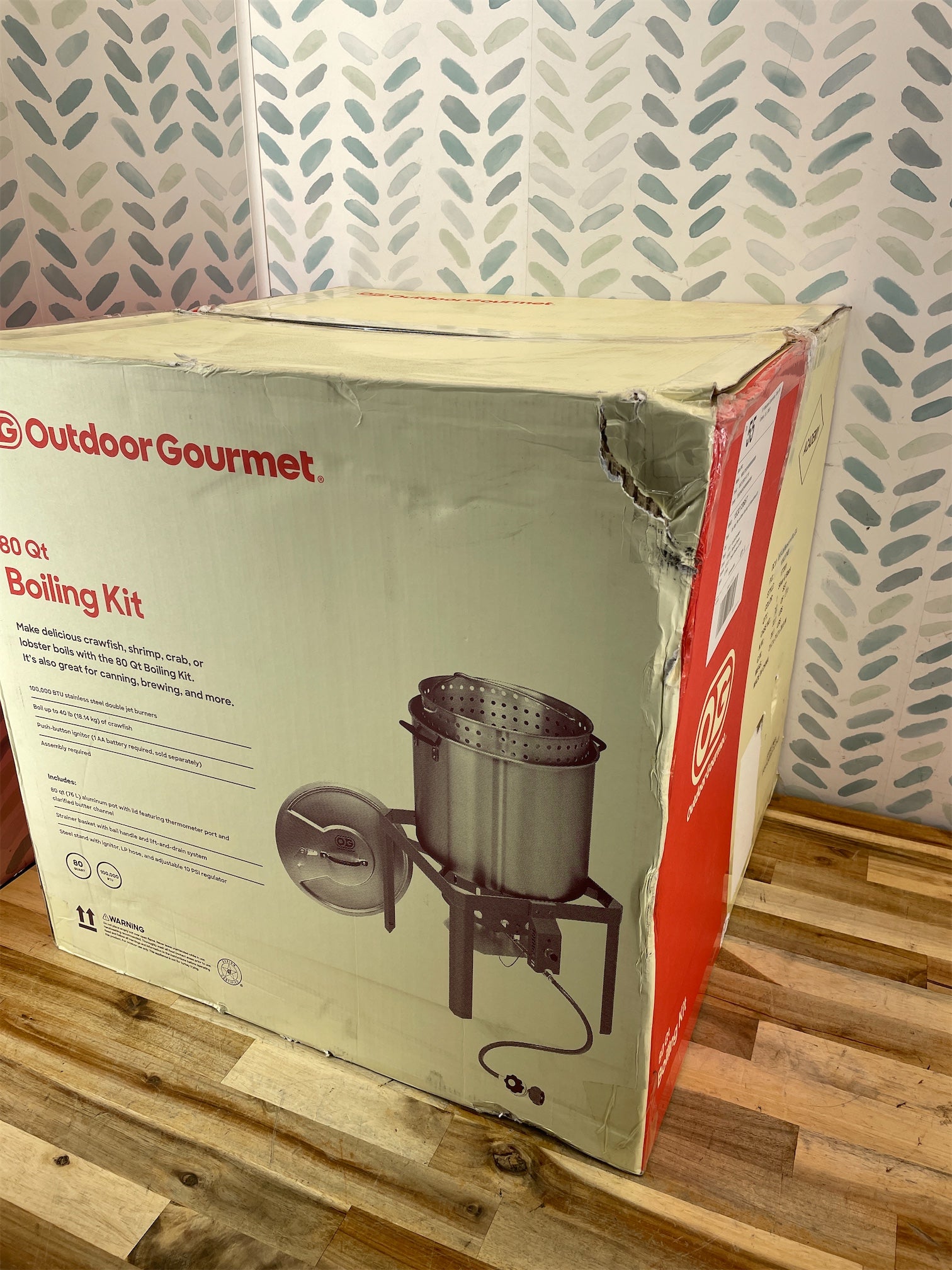 Outdoor Gourmet 80 Qt Boiling Kit