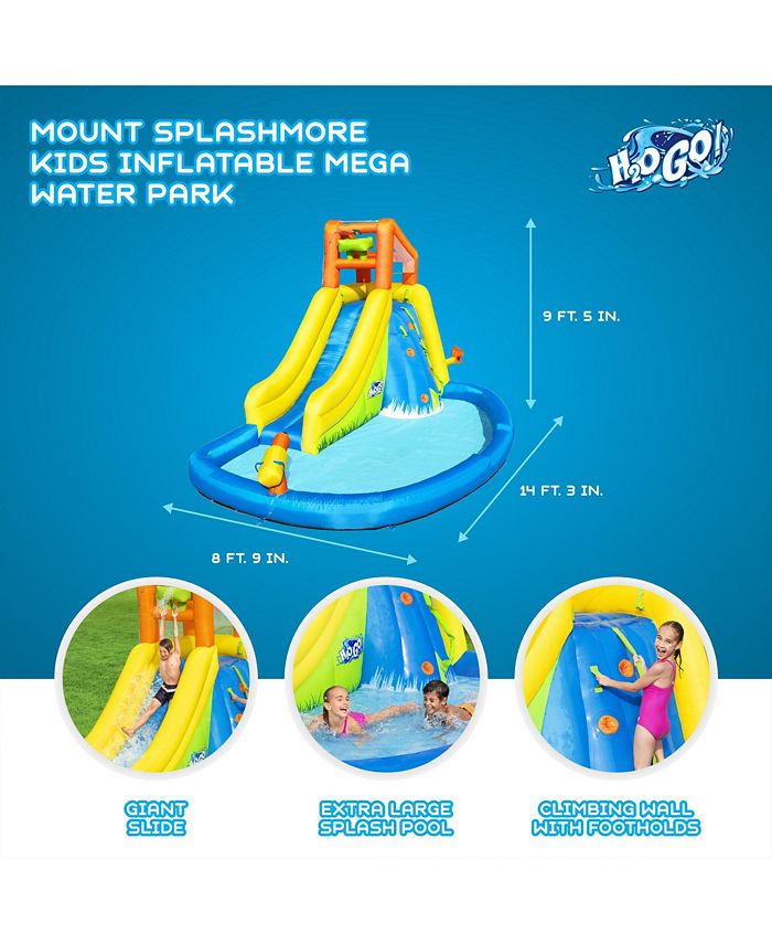 Bestway H2OGO Mount Splash more Kids Inflatable Water Park - Blue