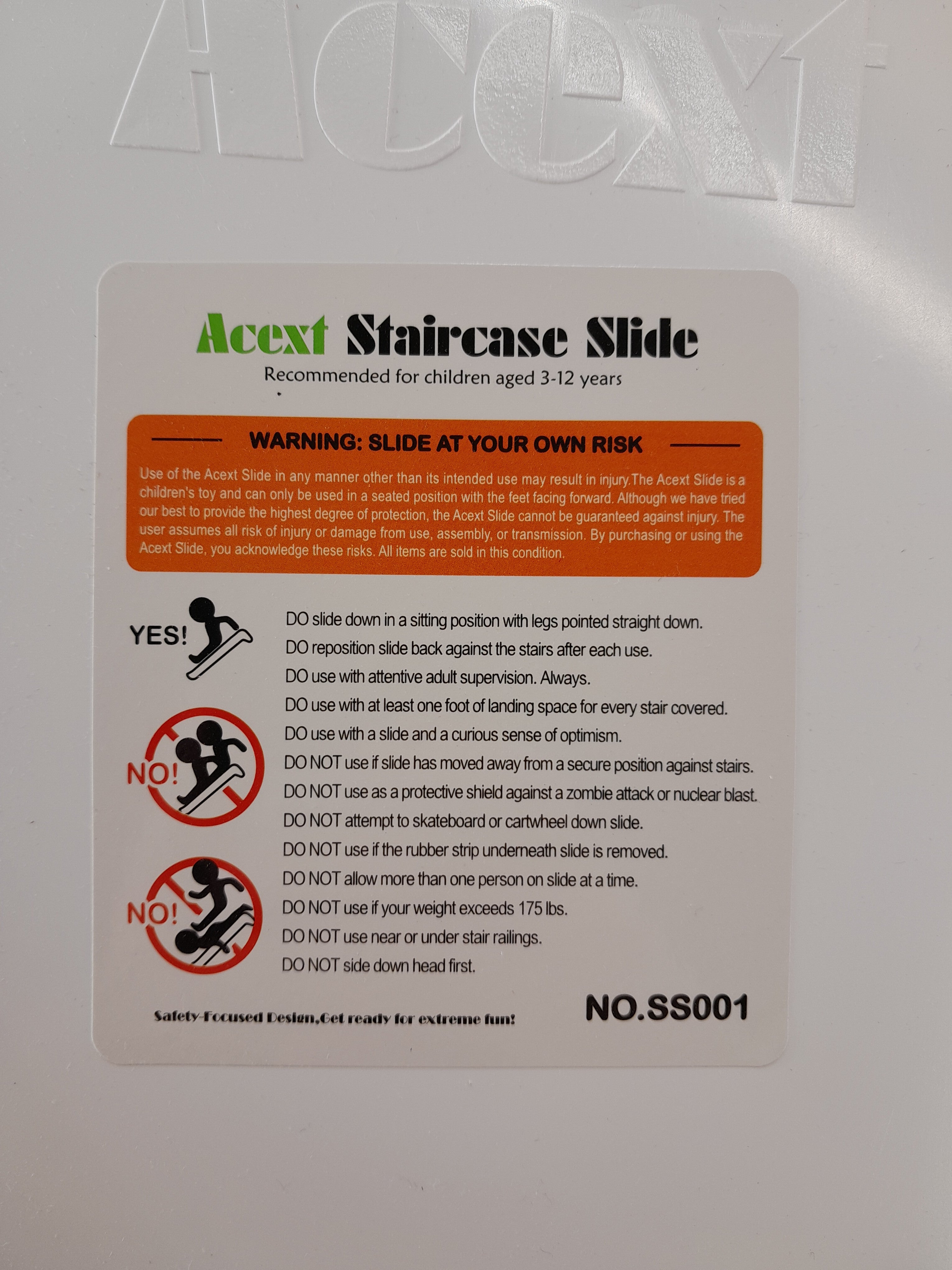Upgraded Version 4 Pack Staircase SlideCompatible