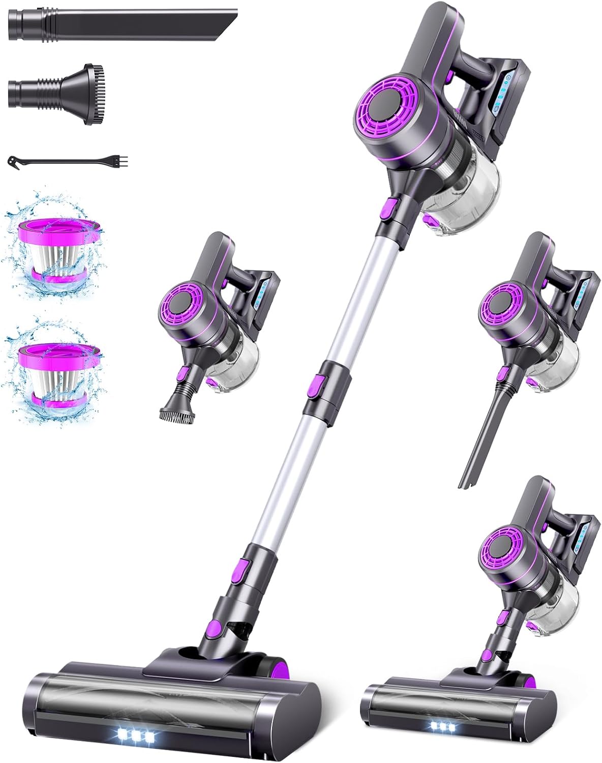 Cordless Vacuum Cleaner 28Kpa Powerful Suction