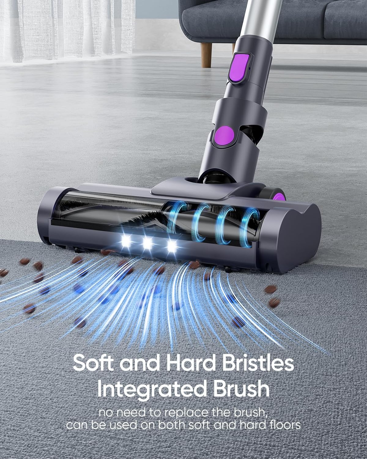 Cordless Vacuum Cleaner 28Kpa Powerful Suction