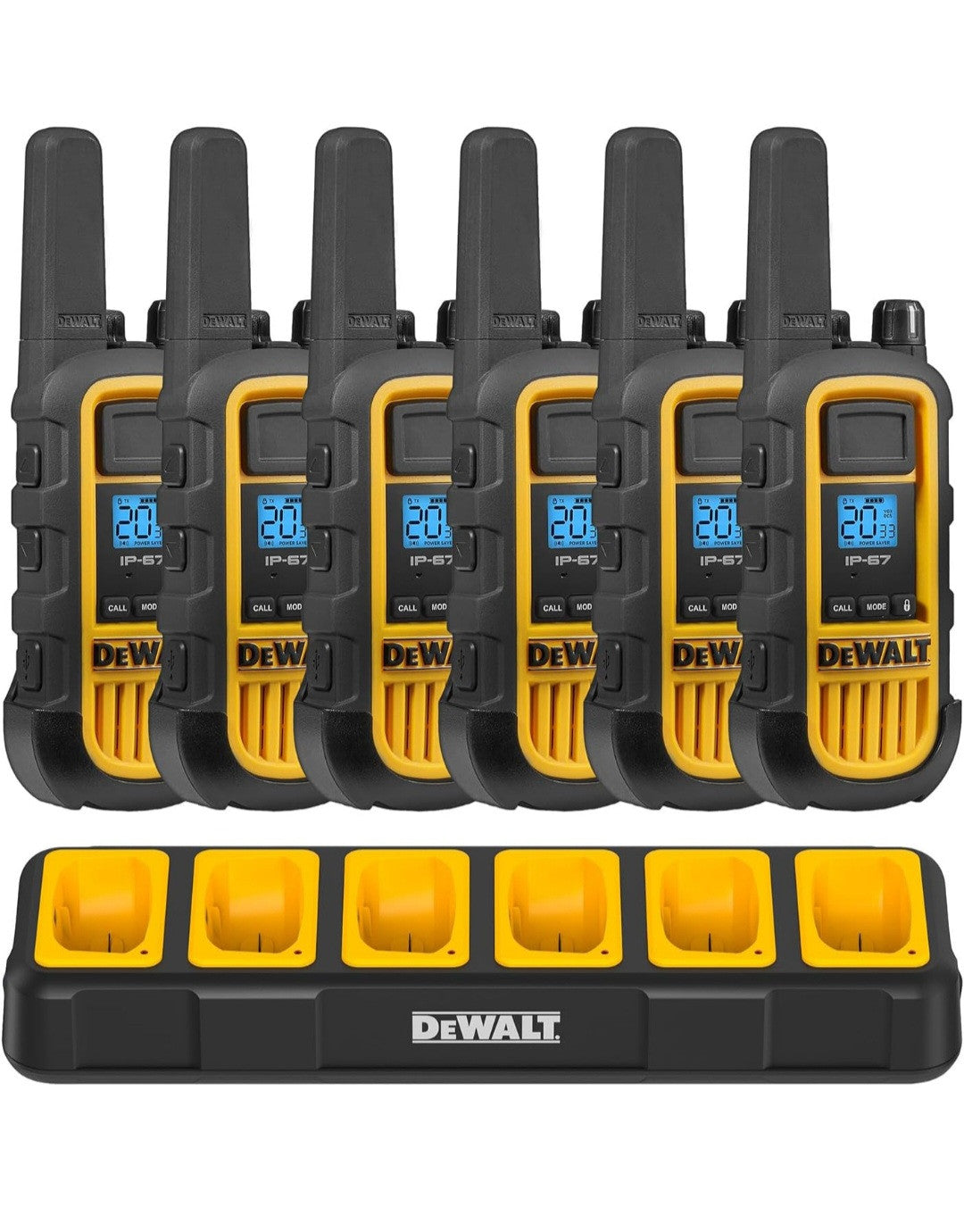 DEWALT DXFRS800 2 Watt Heavy Duty Walkie Talkies