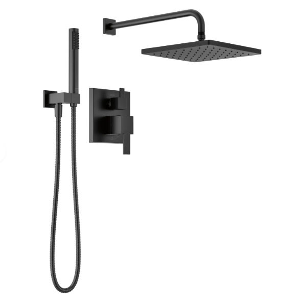 Delta Modern Square Non Shared Function Shower System Package
